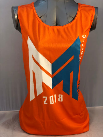 MM Men/Women's 2018 Orange Singlet
