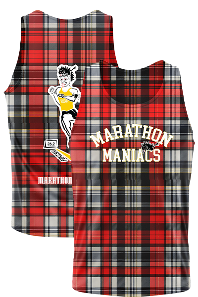 MM Plaid Mens Tank