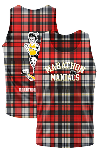 MM Plaid Mens Tank
