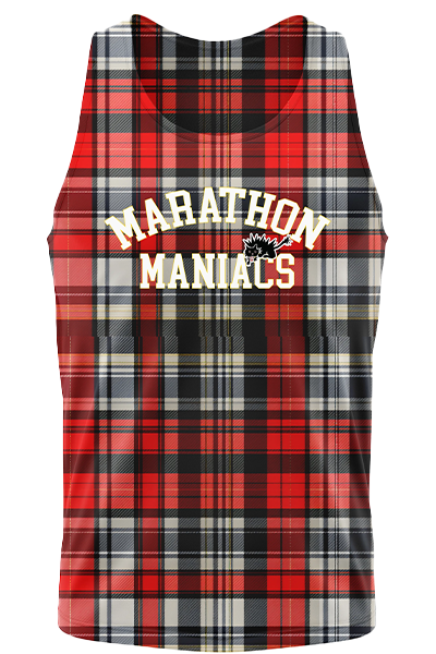 MM Plaid Mens Tank