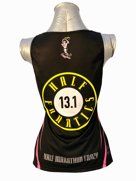 HF Women's Pink/Black Singlet